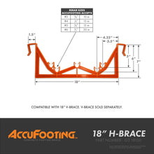 Load image into Gallery viewer, ACCUFOOTING CONCRETE FOOTING BRACES
