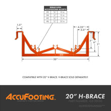 Load image into Gallery viewer, ACCUFOOTING CONCRETE FOOTING BRACES
