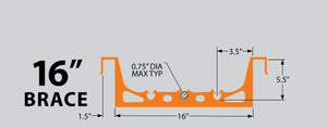 Open image in slideshow, ACCUFOOTING CONCRETE FOOTING BRACES
